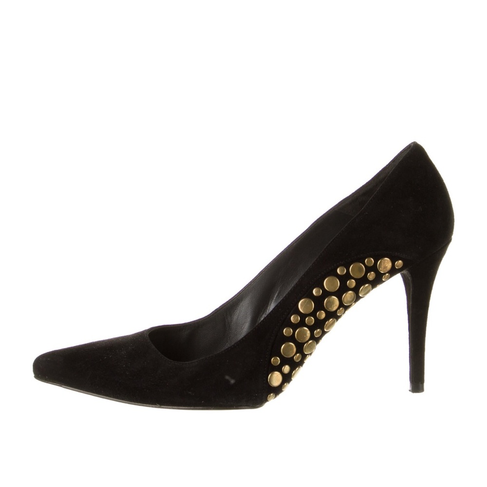 Stuart Weitzman Bronze Studded Heels- Made in Italy 🇮🇹